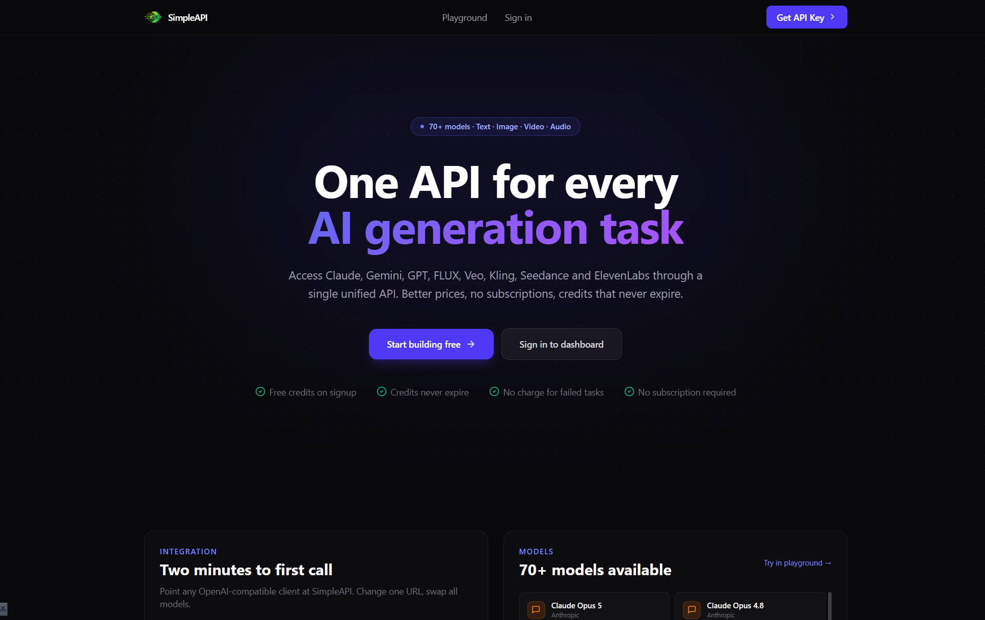 SimpleAPI